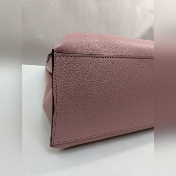 Gucci Bamboo Twist Lock Daily Top Handle Leather Handbag #802 - Picture 11 of 14